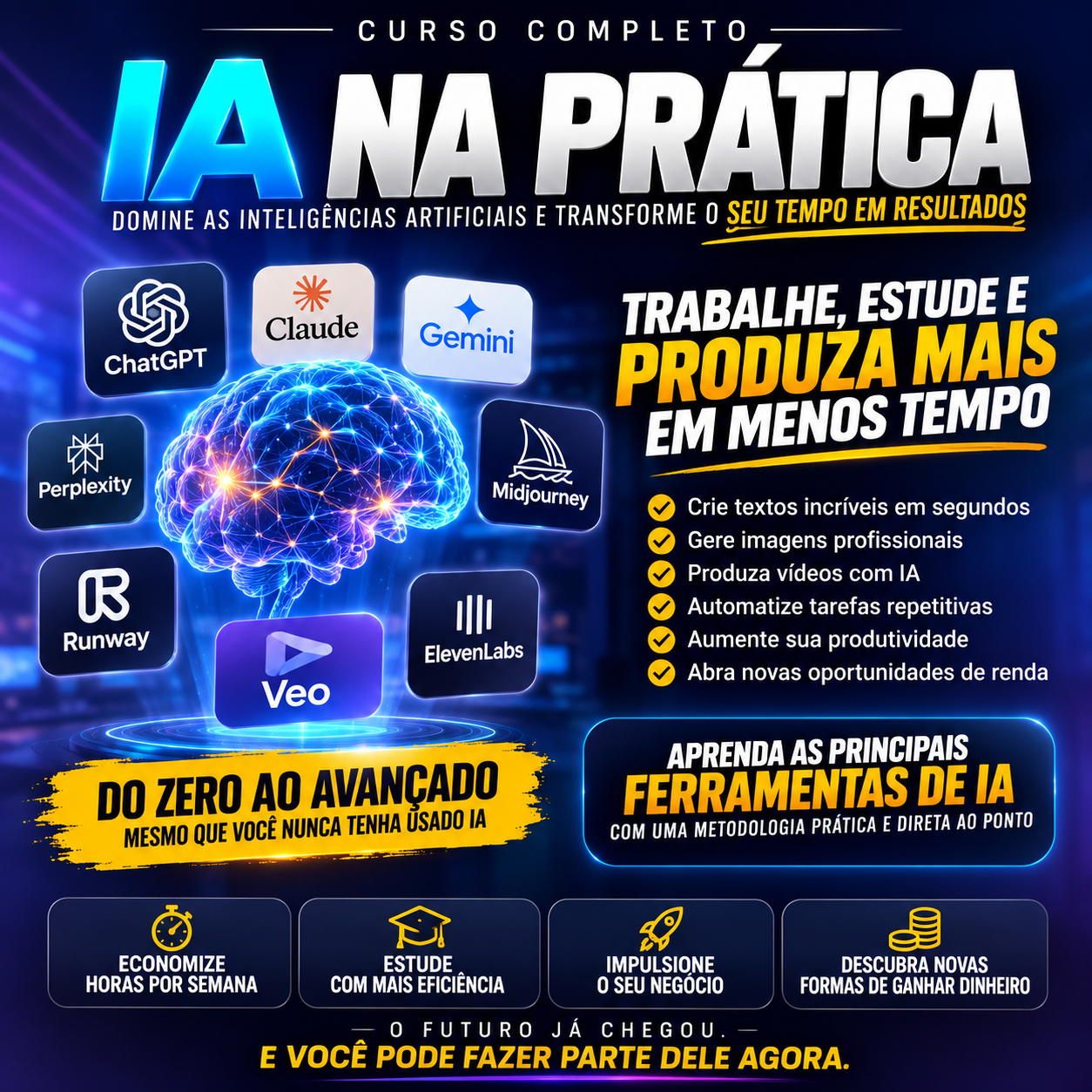 Capa do curso IA na Prática
